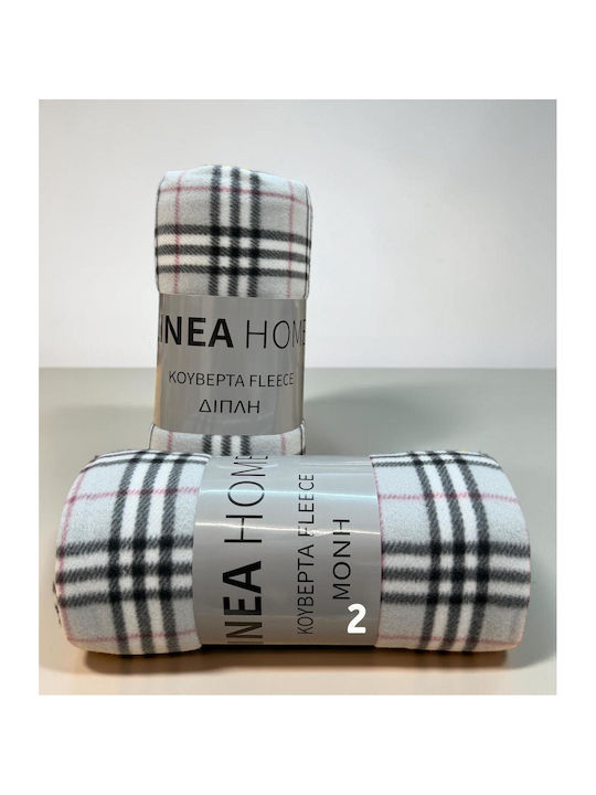 Linea Home Fleece Blanket Single 150x200cm Ecru
