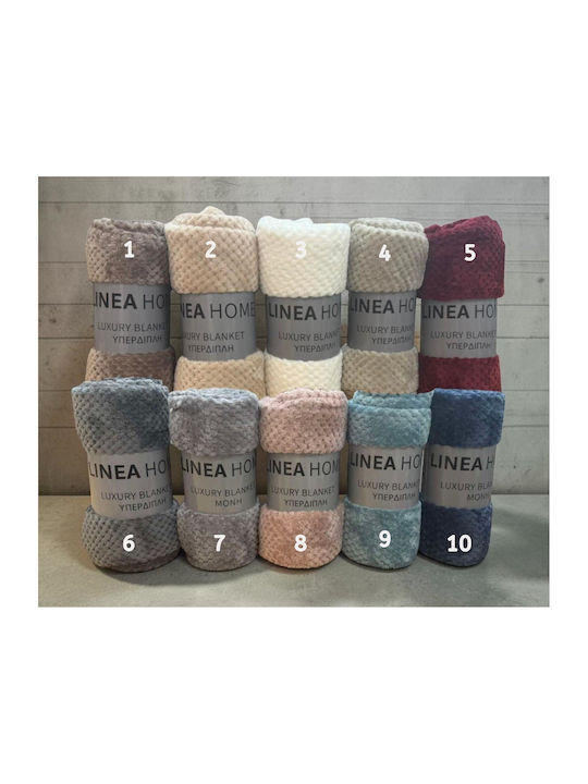 Linea Home Odeon Decke Samtig Moni 160x220cm Be...