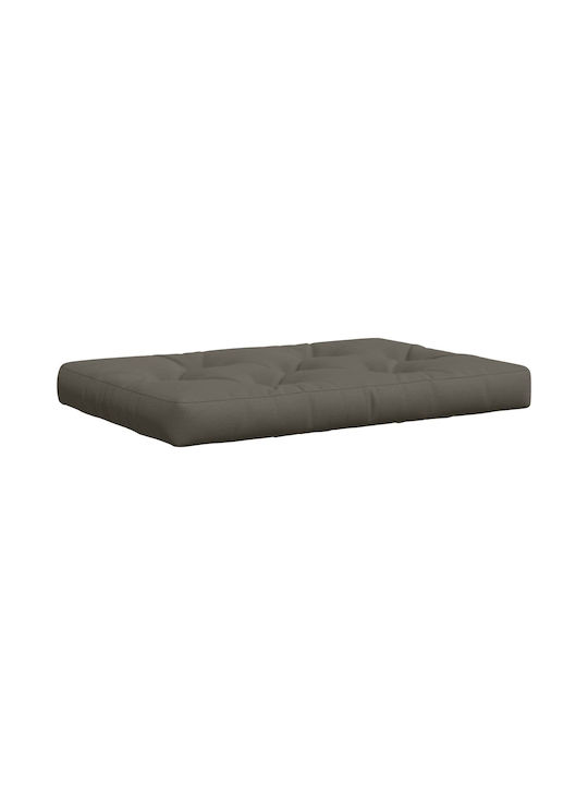 vidaXL Μαξιλάρι για Παγκάκι Παλέτας Γκρι 60x120εκ.