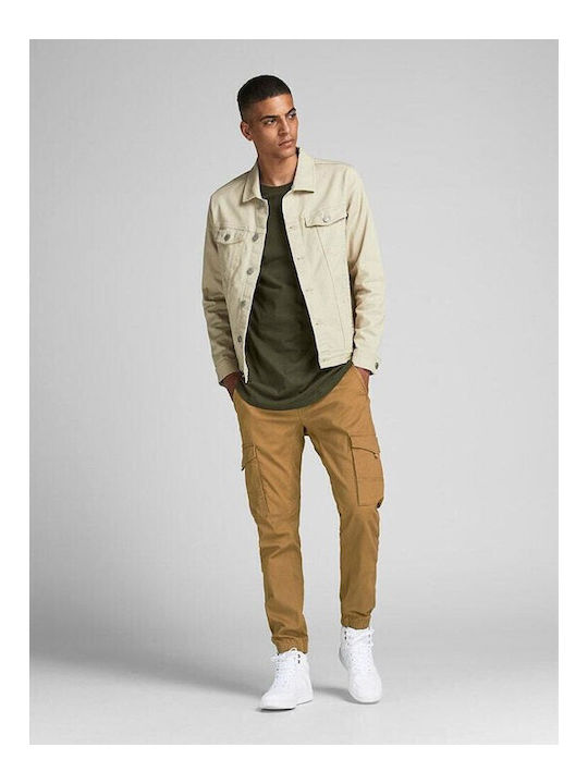 Jack & Jones Ανδρικό Παντελόνι Cargo Ελαστικό S...