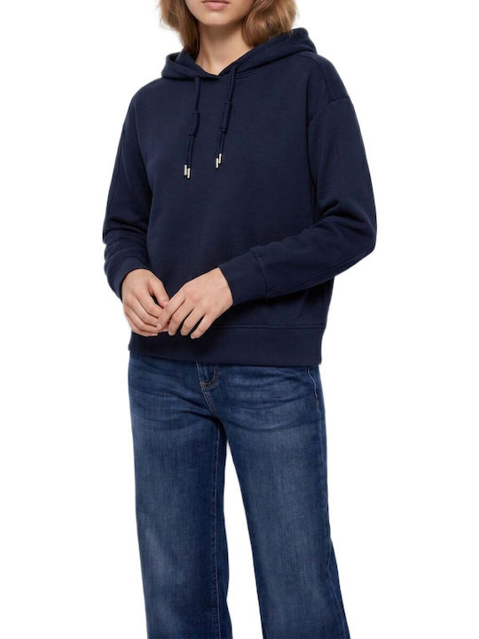 Women's Sweatshirt Hooded Blue