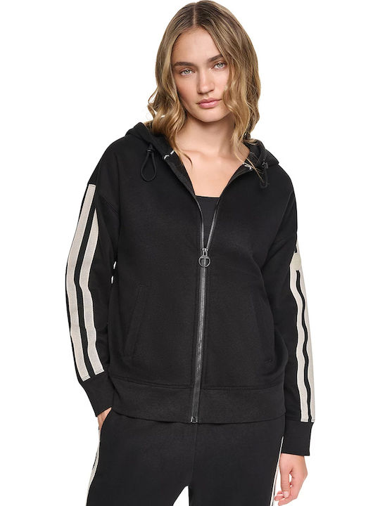 Women's Sweatshirt Cardigan Black