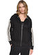 Women's Sweatshirt Cardigan Black