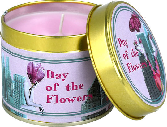 Bomb Cosmetics Aromatic Soy Candle in Metal Box with Rose Perfume 180g