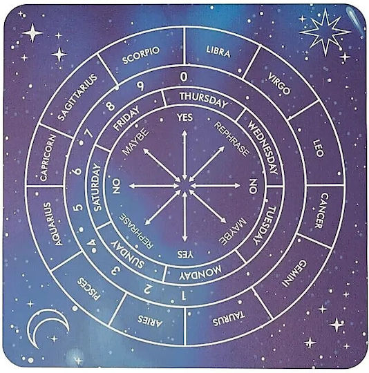 Επιφάνεια Εκκρεμές Pendulum Mat Galaxy Σχέδιο Γαλαξία Ζώδια 20cm