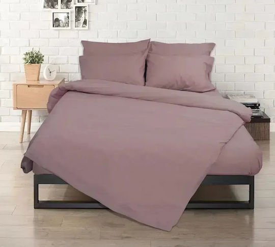 Flamingo Cearceafuri De Pat Super Dublu 160x200cm Cu Elastic Violet