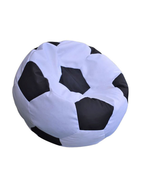 Pouf Polyrθrona Wasserdichte Ball Weiß-Schwarz ...