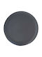 AXA Porcelaine Shallow Ceramic Grey Plate 26cm M-G202