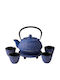 Vilde Cast Iron Teapot Blue 1000ml