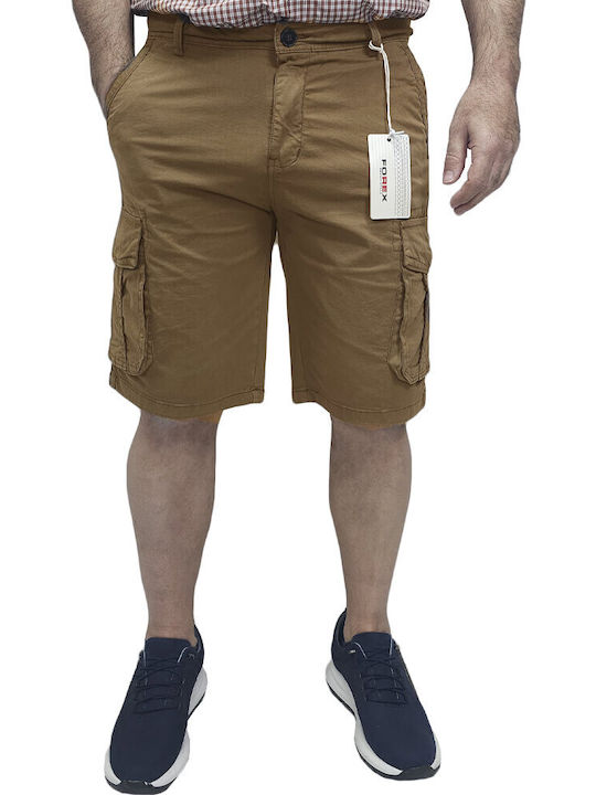 Forex Bermude Bărbătești Cargo Slim Fit Lt Coffee