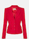 Elisabetta Franchi Damen Blazer Rot