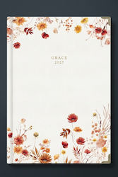 adBook Grace Ημερήσια Ατζέντα 2027 14x21εκ.