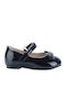 Kids Ballerinas With Hoop & Loop Closure Black