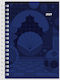 The Writing Fields Daily Diary B5 2027 Blue Spiral 17x25cm