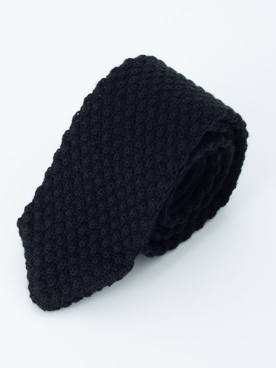 Aristoteli Bitsiani Herren Krawatte Wolle Gestrickt in Schwarz Farbe