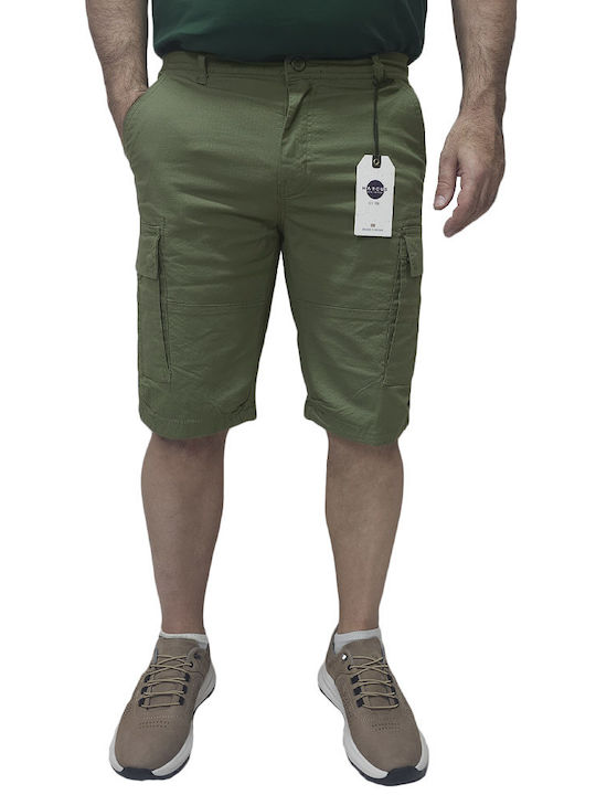 Мъжки Cargo Шорти Regular Fit Зелени