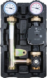 Afriso Zentralheizung Ersatzteile und Zubehör Pumpenbaugruppe Mk Dn25 Dreiteilige Mischventil Pumpe Grundfos Upm3 Hybrid 25-70 Dwz