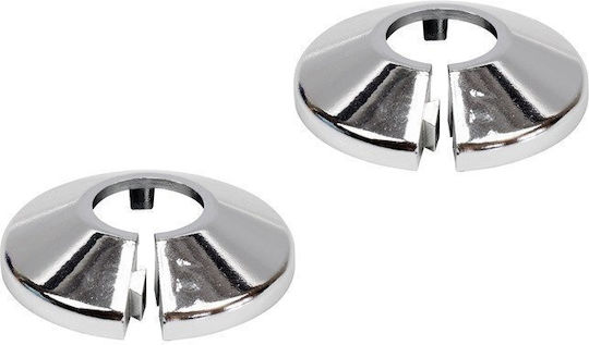 Tycner Δακτύλιοι Σωλήνων 18mm Χρωμέ 2 Τεμ