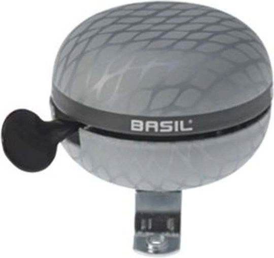 Basil Noir Glocke Fahrradklingel 60mm Silber Metallic Bas-50463