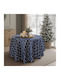 Teoran Viersen 04 Christmas Fabric Round Tablecloth 180cm