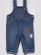Prenatal Salopetă din denim pentru copii Albastră