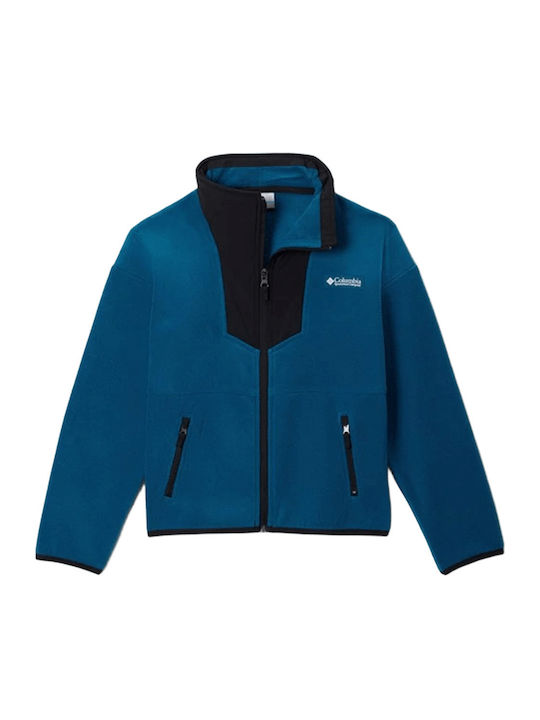 Columbia Kids Fleece Cardigan Phoenix Blue/Blac...