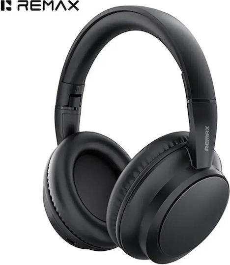 RB-100HB Wireless Bluetooth Over Ear Headphones with 8 Hours Playing Time Black