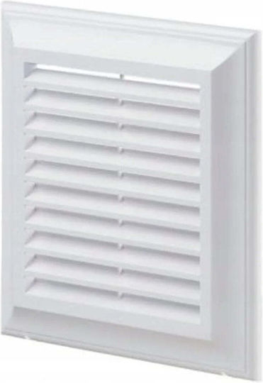Vents Lüftungsgitter Für Zuluft- und Abluft 138x138 Weiß El180a