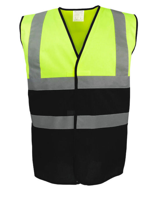 Yoko Hvw122 Yoko Men's Work Vest with Reflectiv...