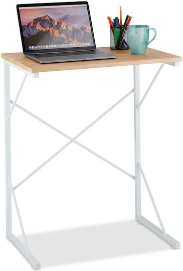 Relaxdays Τραπεζάκι για Laptop έως 20" Μπεζ 10049645
