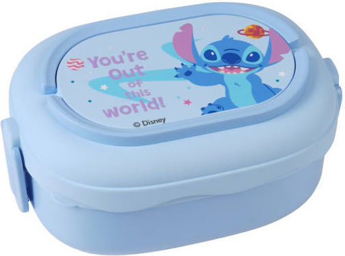 Miniso Πλαστικό Παιδικό Δοχείο Φαγητού Stitch 1.6lt