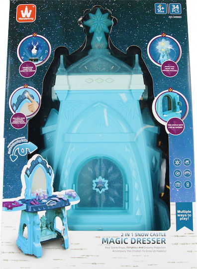 Mega Creative Snow Castle 2-in-1 Children's Beauty Dressing Table
