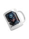 Batman Girl Portrait, Mask, Marvel, Superheroes, Cartoons Cană Ceramică Albă 330ml (Personalizat)