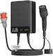Depow Einphasige Wandladestation 11 kW mit Integriertem Kabel 15 m Typ 2 (094055)