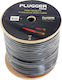 Καλώδιο Ηχείων Plugger Easy Χαλκό 2 X 4 Mm² Μαύρο Ρολό 100 M