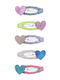 Mimi & Lula Happy Heart Set of Kids Hair Clips With Bobby Pin / Hair Clip / Headband / Rubber Band Heart 5 Pieces