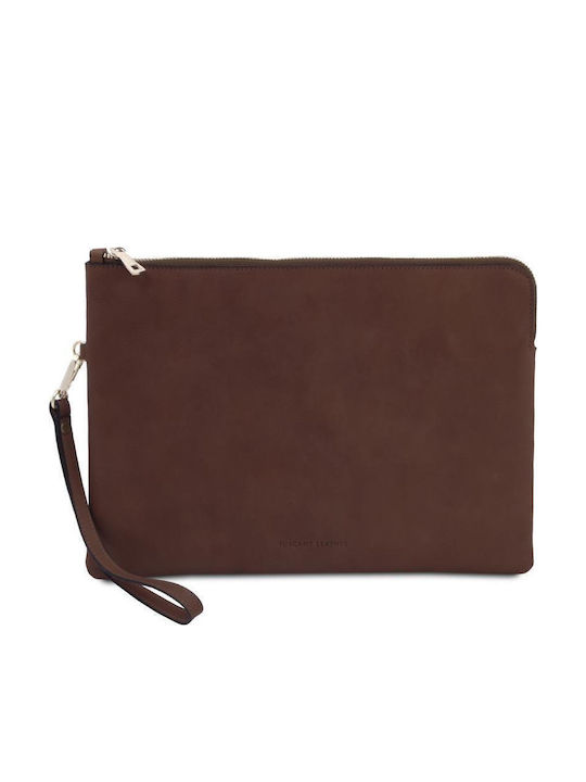 Tuscany Leather Leather Men's Handbag Brown