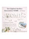 Set 34 Decorative Self-adhesive Acrylic Mirrors Home Text Butterflies Acrylic Pvc Wall Furniture Original Deals