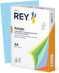 Rey Adagio Χαρτί A4 80gr/m² 500 φύλλα Μπλε