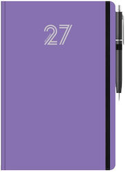 Innostat Ultima Agendă Zilnică 2027 Lila 10x14 cm