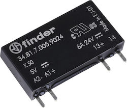 Finder Ρελέ 5V 6A 1τμχ 34.81.7.005.9024