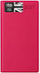 Letts Wochenkalender 2027 Rosa Leder 8,8 x 17,1 cm