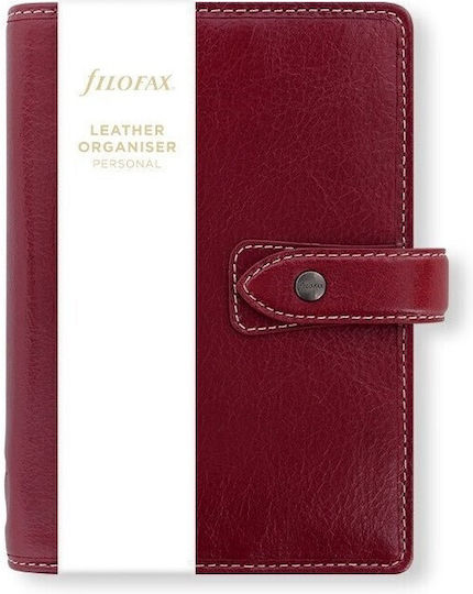 Filofax Malden Personal Ετήσιο Organizer Μπορντό Δερμάτινο