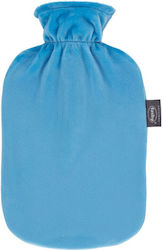 Fashy Hot Water Bottle in Light Blue with Cover...