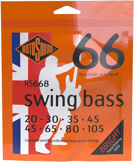 Rotosound Corzi pentru Bas Electric Swing Bass 66 Rs668 20-105