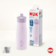 Nuk Mini-me Flip Εκπαιδευτικό Μπιμπερό Μεταλλικό Μωβ για 12m+ 500ml