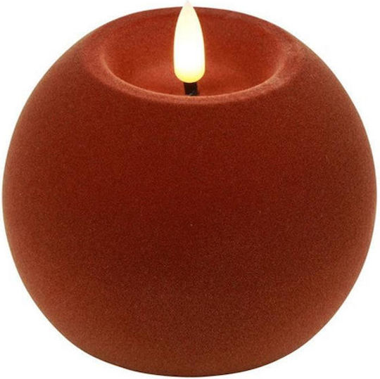 Atmosphera Dekorative LED-Leuchte Warmweißes Kerzenwachs 10x10 cm