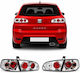 Set Πίσω Φανάρια Seat Ibiza 6l Look Lexus Χρώμιο 4 Τμχ Ltse06