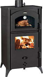 Prity FG R D Steel Wood Stove Black