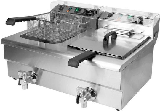 Yato Ηλεκτρική Φριτέζα Διπλή 5kW Χωρητικότητας 2x12lt